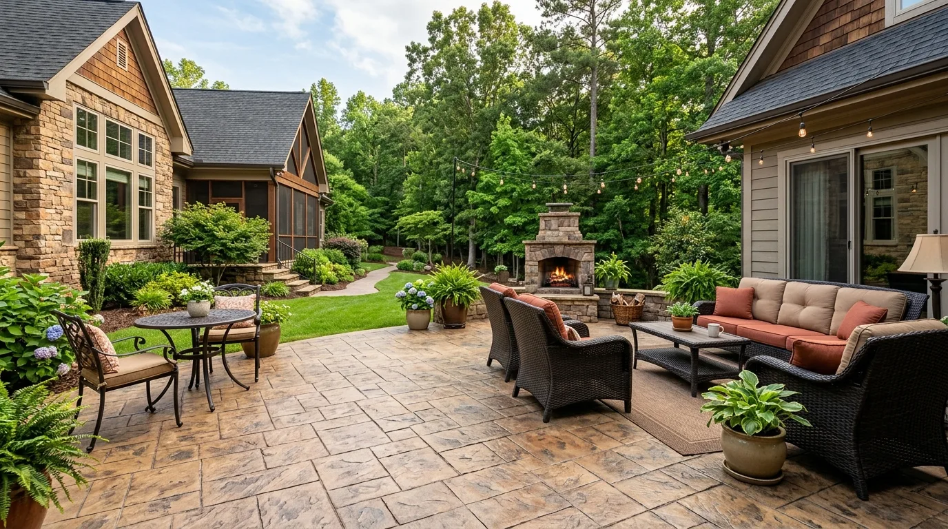 Decorative Concrete Options for Sevierville Patios & Walkways