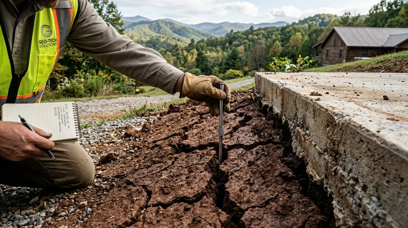 How Expansive Clay Soil Affects Concrete Slabs in Sevier County