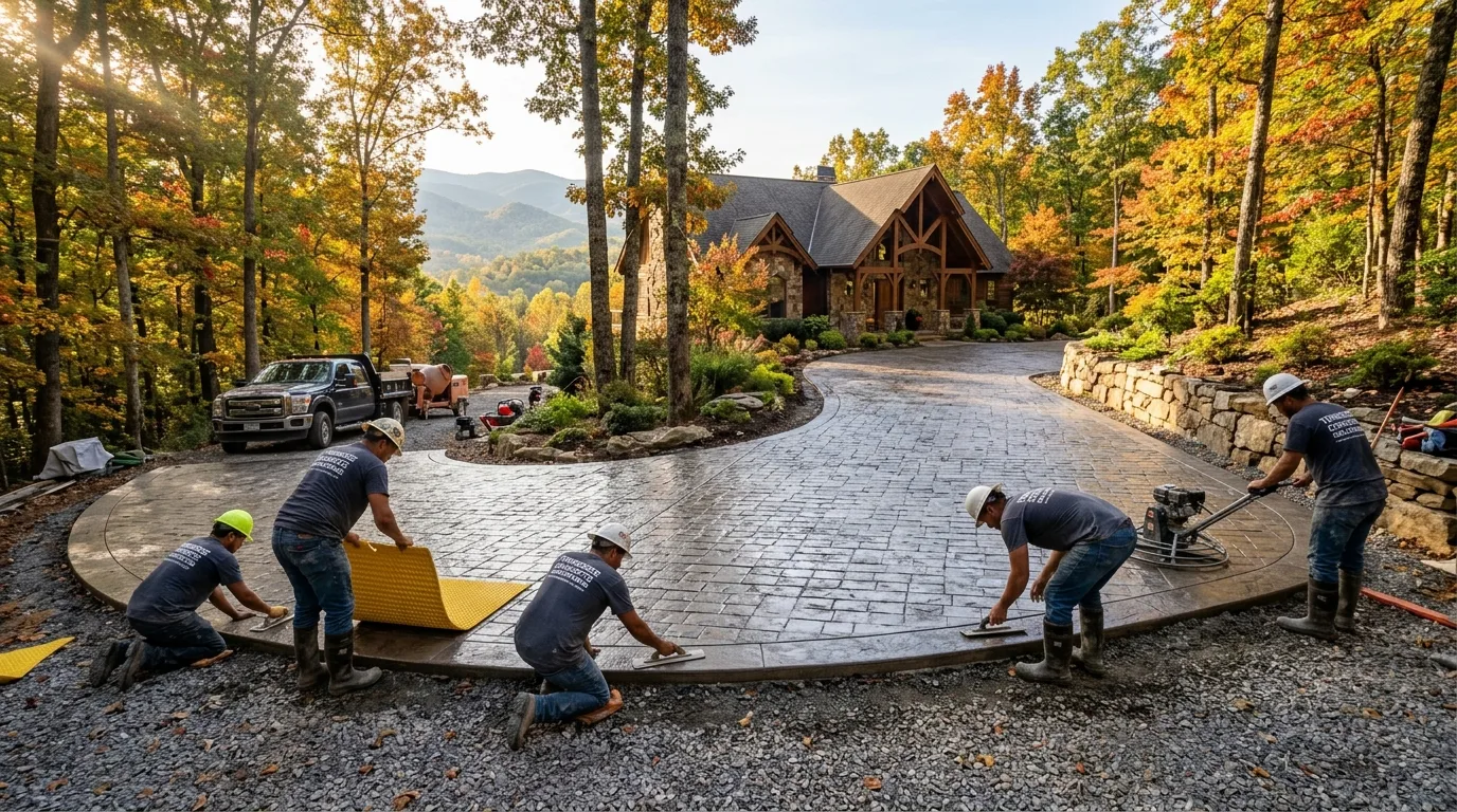 Professional concrete services in Sevierville, Tennessee